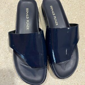 Donald J. Pliner Navy Sandals